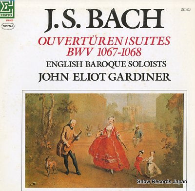 GARDINER, JOHN ELIOT bach; ouverturen / suites bwv 1067-1068 12E-1002
