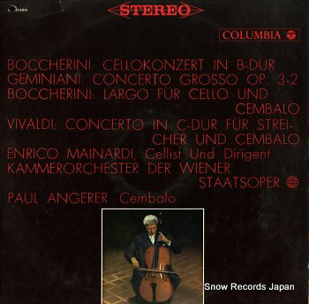 MAINARDI, ENRICO boccherini; cellokonzert in b-dur OS-3389