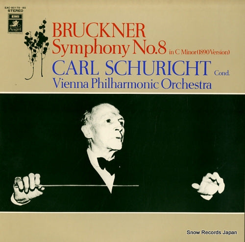 SCHURICHT, CARL bruckner; symphony no.8 in c minor (1890 version) EAC-80179-80