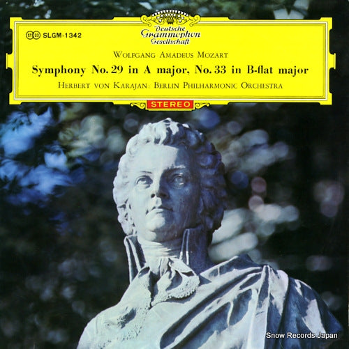 KARAJAN, HERBERT VON mozart; symphony no.29 in a major & no.33 in b-flat major SLGM-1342