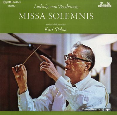 BOHM, KARL beethoven; missa solemnis SMH-1038/9