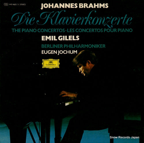 GILELS, EMIL brahms; die klavierkonzerte MG9652
