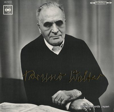 WALTER, BRUNO mahler; das lied von der erde OS-721-C
