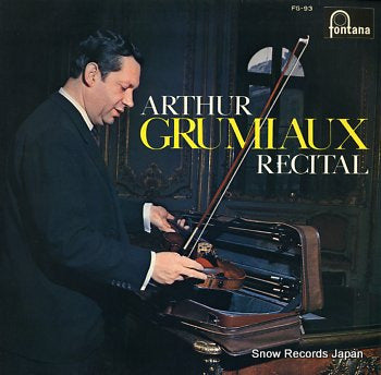 GRUMIAUX, ARTHUR recital FG-93