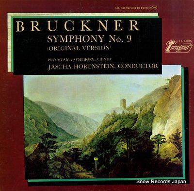 HORENSTEIN, JASCHA bruckner; symphony no.9 TV-S34356
