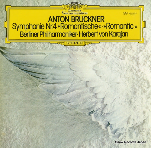 KARAJAN, HERBERT VON bruckner; symphony no.4 "romantic" MG1035