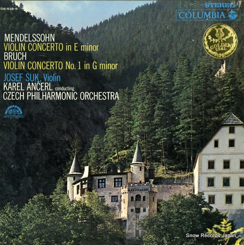 SUK, JOSEF mendelssohn; violin concerto in e minor OS-635-S
