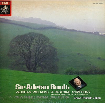 BOULT, ADRIAN vaughan williams; a pastoral symphony EAC-50122