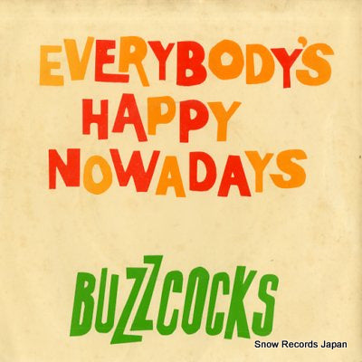 BUZZCOCKS everybody's happy nowadays UP36499