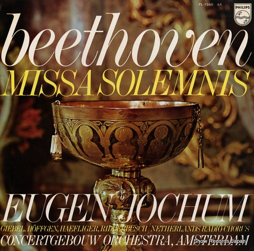 JOCHUM, EUGEN beethoven; missa solemnis PL-1360-61