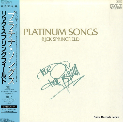 SPRINGFIELD, RICK platinum songs RPL-3043