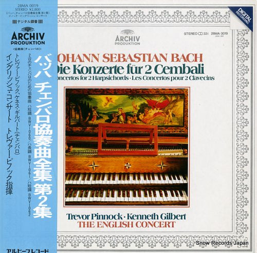 PINNOCK, TREVOR bach; the concertos for 2 harpsichords 28MA0019