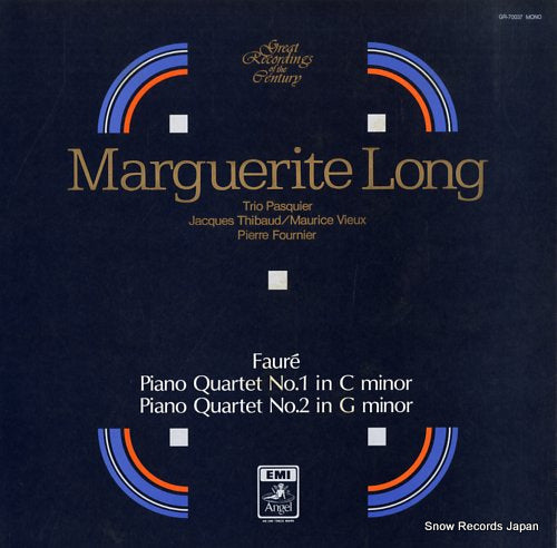 LONG, MARGUERITE faure; piano quartet no.1 & 2 GR-70037