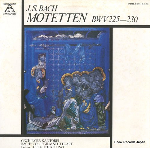 RILLING, HELMUTH bach; motetten bwv225-230 OC-7212-3-MC