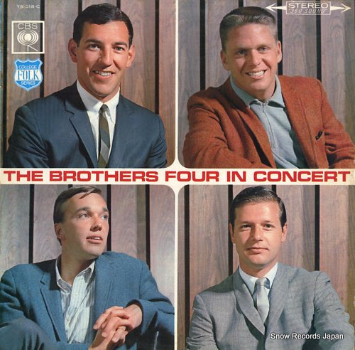 BROTHERS FOUR, THE the brothers four in concert YS-518-C