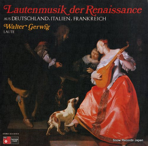 GERWIG, WALTER lautenmusik der renaissance ULX-3274-H