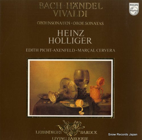 HOLLIGER, HEINZ bach, handel, vivaldi; oboesonaten, oboesonatas 9502019