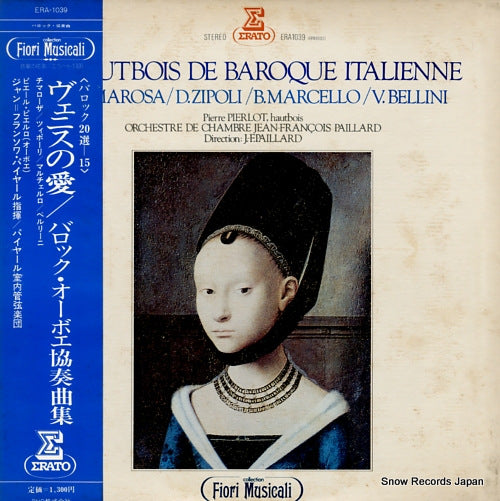 PAILLARD, JEAN-FRANCOIS l'hautbois de baroque italienne ERA-1039