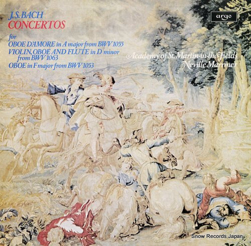 MARRINER, NEVILLE bach; concertos for oboe d'amore / violin, oboe and flute / oboe ZRG821