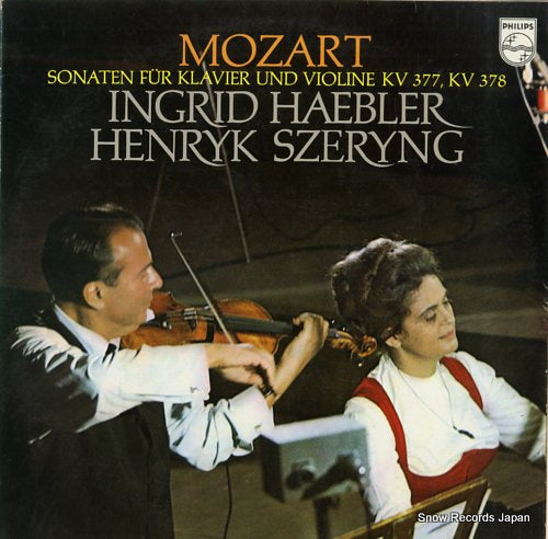 HAEBLER, INGRID / HENRYK SZERYNG mozart; sonaten fur klavier und violine kv 377, 378 6500054