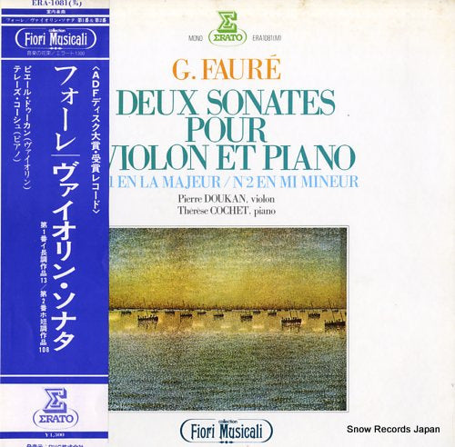 DOUKAN, PIERRE faure; deux sonates pour violon et piano ERA-1081(M)