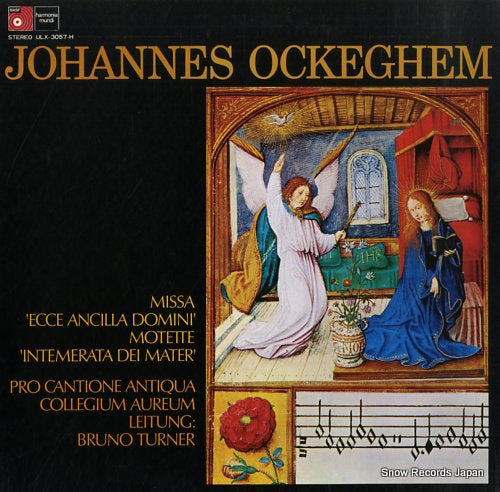 TURNER, BRUNO ockeghem; missa "ecce ancilla domini" ULX-3057-H