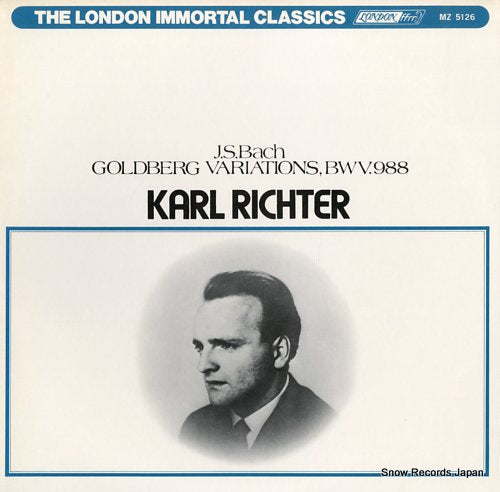 RICHTER, KARL bach; goldberg variations, bwv.988 MZ5126