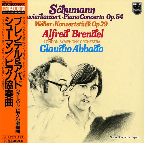 BRENDEL, ALFRED schumann; piano concerto op.54 20PC-2029