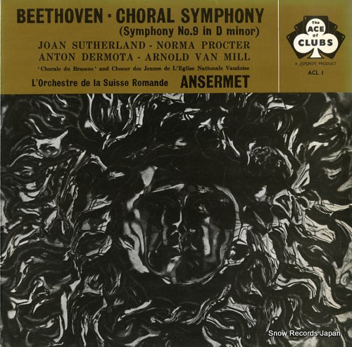 ANSERMET, ERNEST beethoven; choral symphony (symphony no.9) ACL1