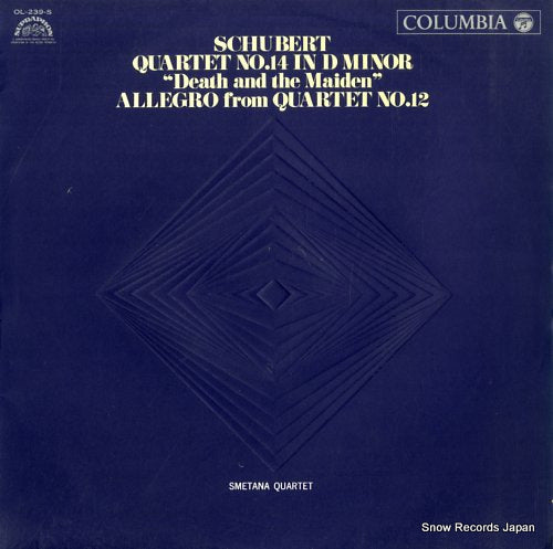 SMETANA QUARTET schubert; quartet no.14 "death and the maiden" OL-239-S