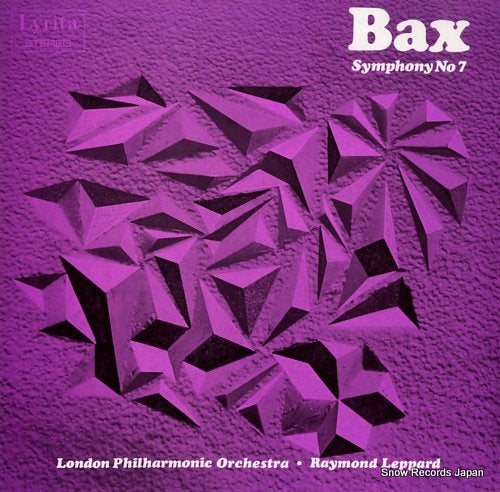 LEPPARD, RAYMOND bax; symphony no.7 SRCS.83
