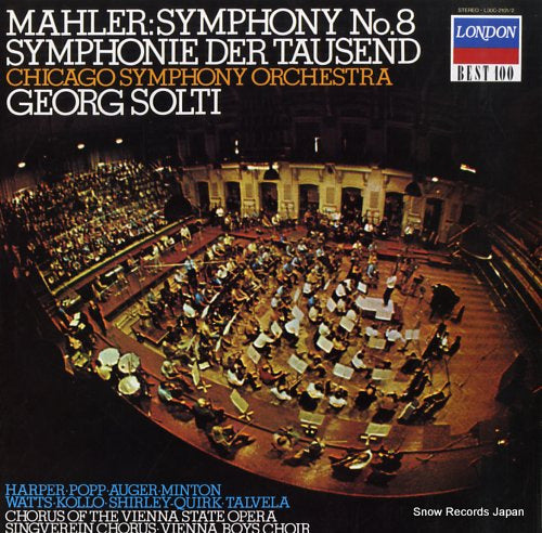 SOLTI, GEORG mahler; symphony no.8 symphonie der tausend L30C-2101/2
