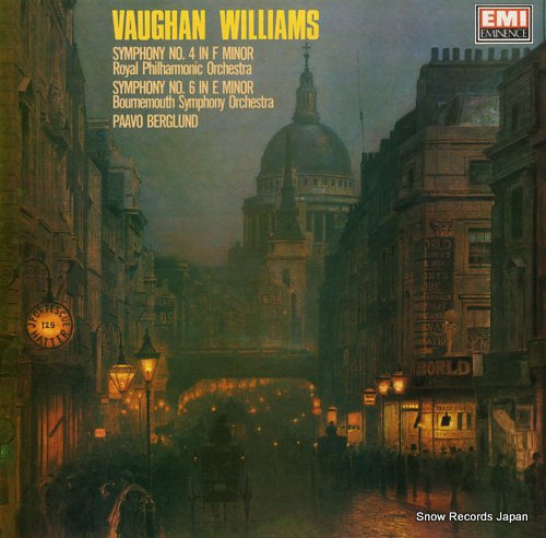 BERGLUND, PAAVO vaughan williams; symphony no.4 & no.6 EMX4120721