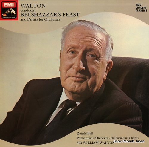 WALTON, WILLIAM belshazzar's feast and partita for orchestra SXLP30236