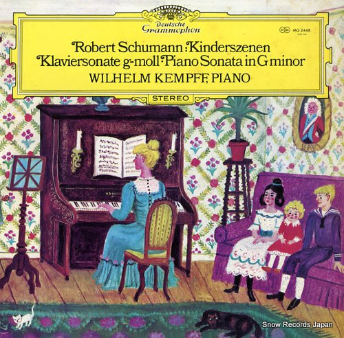 KEMPFF, WILHELM schumann; kinderszenen, piano sonata in g minor MG2448