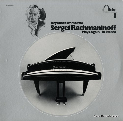 RACHMANINOFF, SERGEI keyboard immortal 1 plays again-in stereo A001