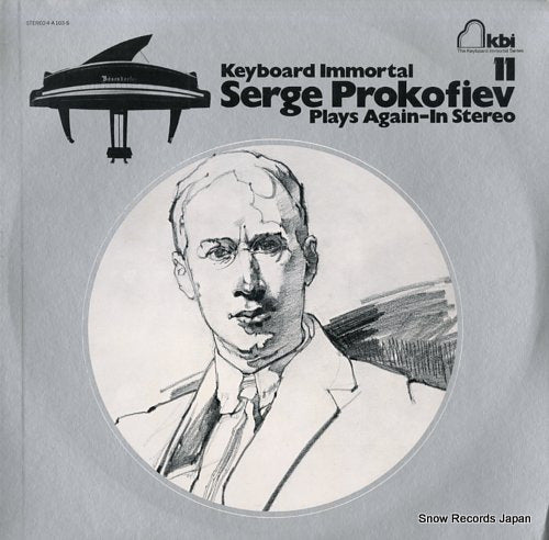 PROKOFIEV, SERGE keyboard immortal 11 plays again-in stereo 4-A103-S