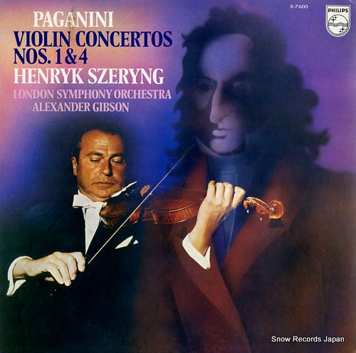 SZERYNG, HENRYK paganini; violin concerto nos.1 & 4 X-7600