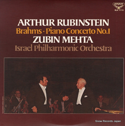 RUBINSTEIN, ARTHUR brahms; piano concerto no.1 SLA1113