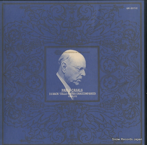 CASALS, PABLO bach; cello suites (unaccompanied) complete GR-2071C