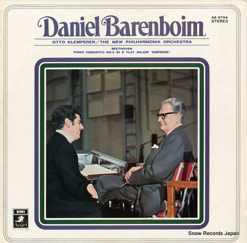 BARENBOIM, DANIEL beethoven; piano concerto no.5 "emperor" AA-8794