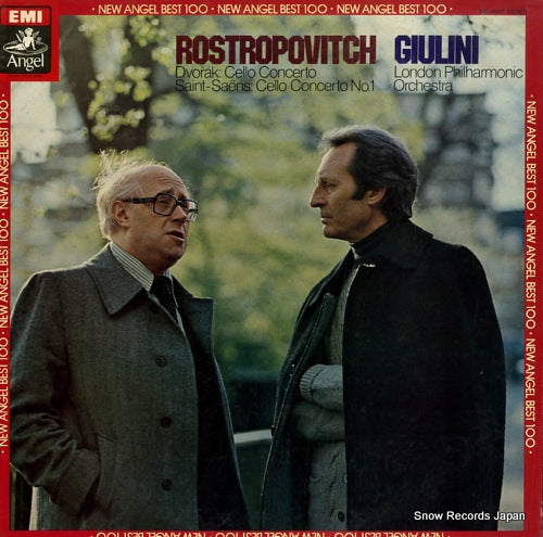 ROSTROPOVITCH, MSTISLAV dvorak & saint-saens; cello concerto EAC-81007
