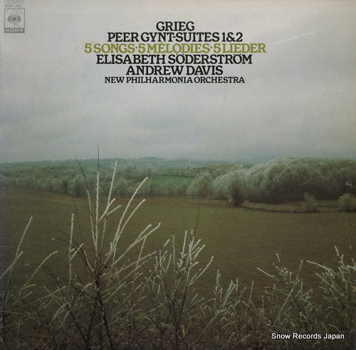 DAVIS, ANDREW grieg; peer gynt suites 1 & 2 25AC363
