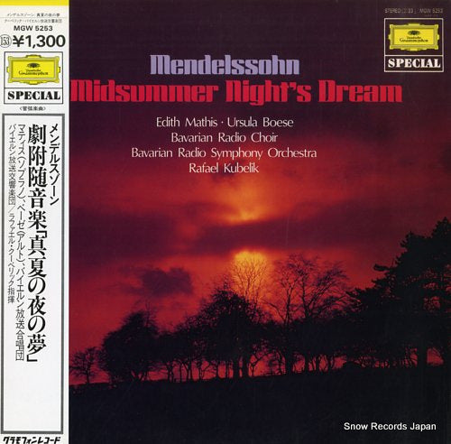 KUBELIK, RAFAEL mendelssohn; midsummer night's dream MGW5253
