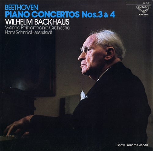 BACKHAUS, WILHELM beethoven; piano concertos nos.3 & 4 K20C8604