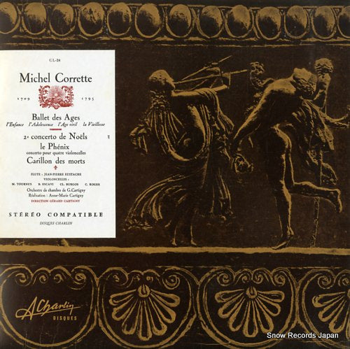 CARTIGNY, GERARD michel corrette; ballet des ages CL-24