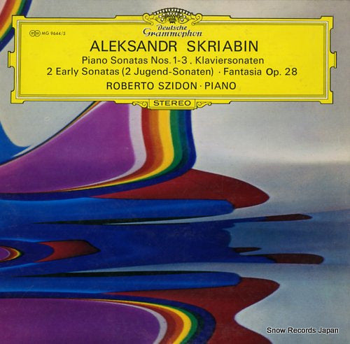 SZIDON, ROBERTO skriabin; piano sonatas nos.1-3 MG9644/5