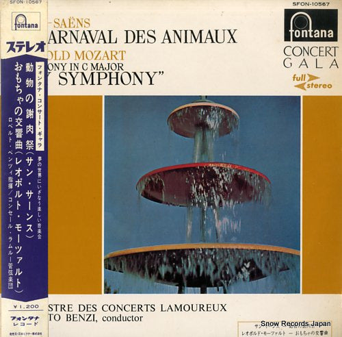 BENZI, ROBERTO saint-saens; le carnaval des animaux SFON-10567