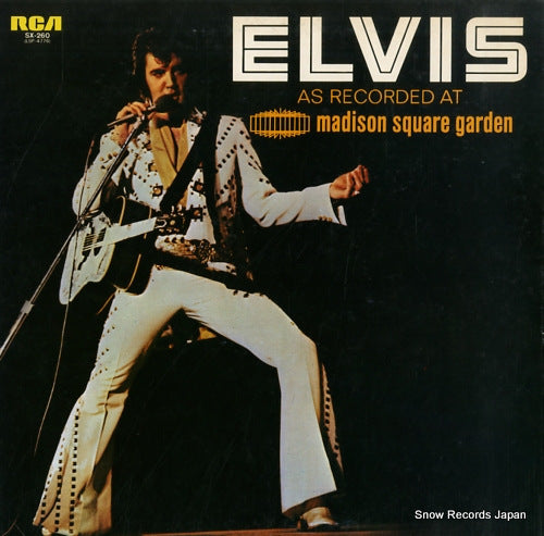 PRESLEY, ELVIS elvis as recorded at madison square garden SX-260
