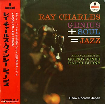 CHARLES, RAY AND QUINCY JONES genius plus soul equal jazz SNY2